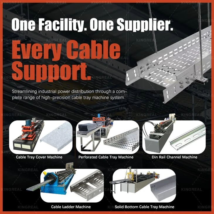 4-cabble-ladder-tray-forming-machine